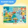 Puzzle in a metal box "Cozy City", 24 details