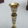Summary for 1 candle "Royal chic" with mother -of -pearl 13 cm