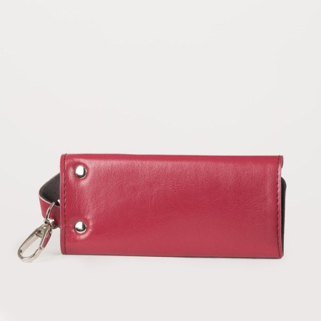 Key on the button, length 11 cm, 7 carbines, red color-1