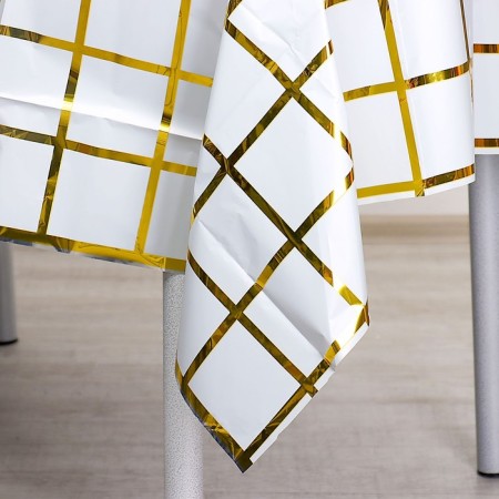 Great tablecloth, 137 × 183 cm, white-1