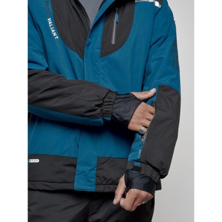 Ski costume male winter, size 56, blue color-9