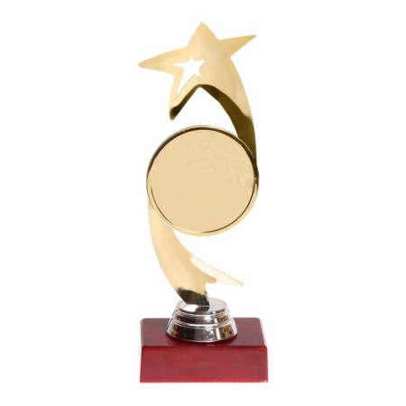 Star Cup, award figure, plastic stand red, 18 x 6 x 6 cm.-2