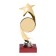 Star Cup, award figure, plastic stand red, 18 x 6 x 6 cm.