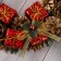 New Year's Wreath D-22 cm "cones and red gifts"
