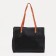Shoper bag on a magnetic button, black color