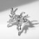 Ring "Wings" Fairys, Color Silver, dimensionless