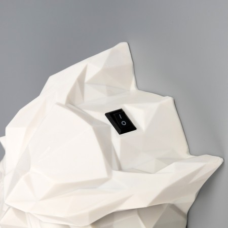 Lamp-sir "Eagle owl" 12.5 × 20.5 × 9.5 cm, plastic, aah2, glow of white-5