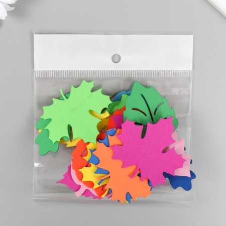 Decor for creativity "Leaves from Foamiran" 4.5 cm (set 25 pcs) mix-3