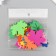 Decor for creativity "Leaves from Foamiran" 4.5 cm (set 25 pcs) mix