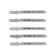 Files for tundra jigsaw, HSS, metal, 5 pcs. 50/75 x 2 mm, t218b