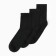 A set of men's socks (3 pairs), black color, rr 25