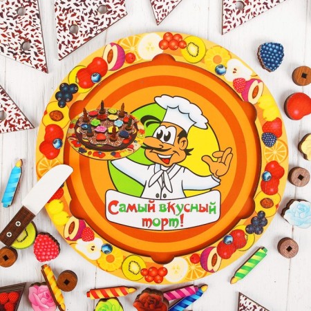 Developing game "Cake" 54 elements, 5 layers-5