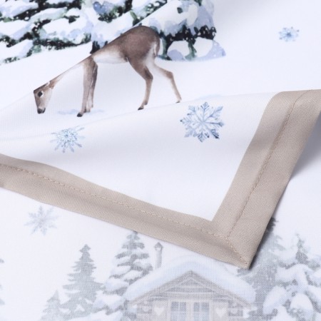 The tablecloth "Winter Forest" 145*180 +/- 3 cm, 100% p/e-2