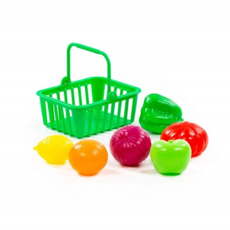 Game set of products No. 13 with a basket, 7 items