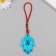 Suspension from the evil eye plastic "Fatima hand" Blue 6.1x4.6 cm