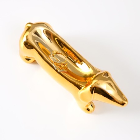 Souvenir ceramics stand for the Golden Dachshund Ring 4.5x15x5.5 cm-5