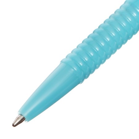 A set of MAZARI "Anime", included: notebook (17.5 x 19.5 cm, 48 sheets in a cage, with a lock, 70g/m2), Blue Automatic Blue Automatic 0.7 mm Ballic-5