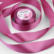 Satin tape, 40 mm × 23 ± 1 m, plum color No. 171