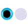 Elose -based eyes, set of 10 pcs., Size 1 pc. - 14 mm, blue color