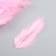 A set of feathers for creativity 30 pcs (14-17 cm), pale pink