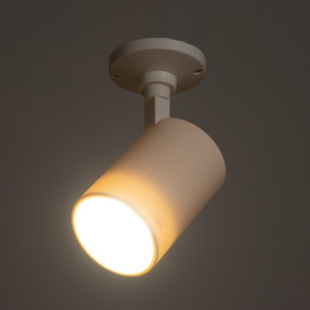 Lamp "Rum" GU10 10W white 8x18x14 cm-2