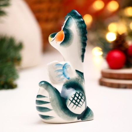 Souvenir "Dragon Volcano" Gzhel Color, 5 cm-2