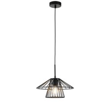 Светильник подвесной Indigo, 10016/1P Black. 1х60Вт, E27, 305х305х295/1715 мм, цвет чёрный