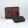 Manicure set, 10 items, in case, brown color