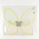 Carnival wings "butterfly", yellow color