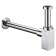 Siphon for the Wasserkraft A072 sink, 1 1/4 "x 32 mm, brass/stainless steel, chrome