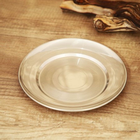 Desser plate made of stainless steel, d = 22, 450 ml