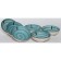 A set of deep plates of Elrington “Airgraph. Mint breeze ", 18 cm, 6 pcs