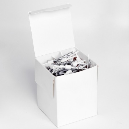 Set of candles in the cake "Spiral", 200pc, 5 cm, silver metallic-5