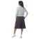 Women's skirt, size 44, brown color