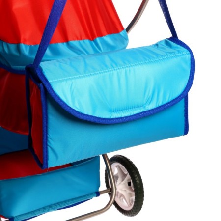 Puppet stroller No. 14, red-blue color-3