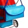 Puppet stroller No. 14, red-blue color