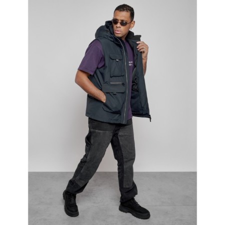Luy jacket transformer male winter, size 50, dark blue color-25