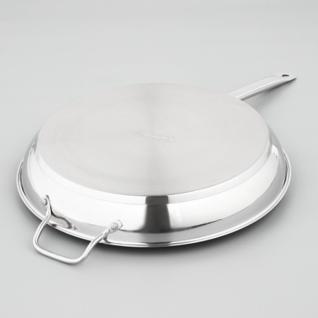 Skoroda "General catering", D = 40 cm, housing thickness 0.8 mm, bottom 3.5 mm, anti -stick coating, induction, metallic color-3