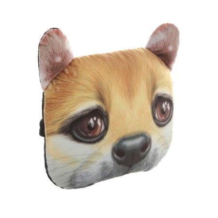 Pillow for the headrest Matech Animals Line, Shiba, 30 x 25 x 10 cm, brown-1