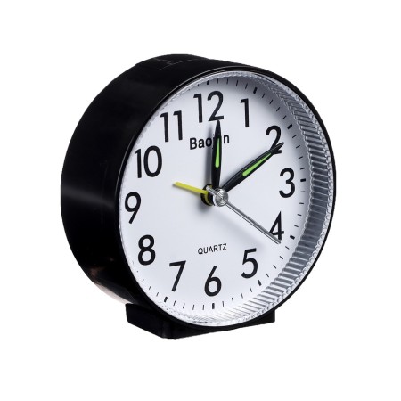 The clock is a boar, on batteries, 9 x 3.7 cm, dial d-8.5 cm-1
