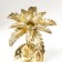 Souvenir Polystone Squint "Snake on Palma" gold 31x13.5x13.5 cm