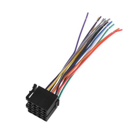 AK ISO car radio connector, double plug