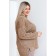 Women's turtleneck, size 68, brown color