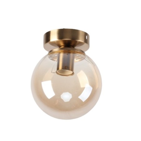 Lamp ceiling Economy light 51634/1Cop BR, 1x60W, E27, 17x15x15 cm, bronze color