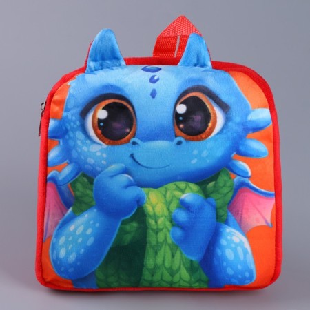 Baby backpack "Dragon with a scarf", 24 × 24 cm-1