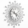 Watch walls, series: openwork, "kieti", smooth move, d-47 cm, dial 22 cm
