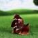 Garden figure "Dachshund" brown 25x12x15 cm