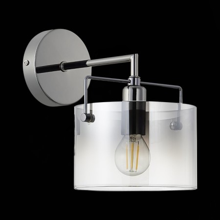 Wall lamp EVOLUCE. Sle155601-01. Nosta. 1x40 W, E14, 15x21 cm, color chromium-3