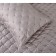 Kit: bedspread, pillowcase, size 160x220 cm, 50x70 cm, silver color