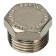 Stout SFT-0025-000012, 1/2 ", outdoor thread, nickelled brass